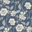 Chesapeake 4199-83710 Hazel Navy Floral Trail Wallpaper