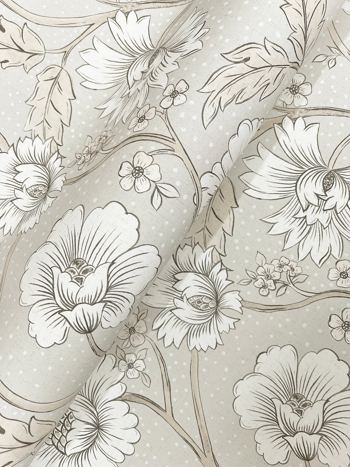 Chesapeake 4199-83711 Hazel Grey Floral Trail Wallpaper