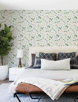 Chesapeake 4199-83715 Mercy White Berry Vines Wallpaper