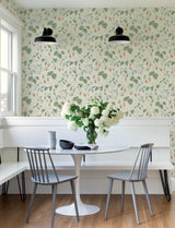 Chesapeake 4199-83716 Mercy Aqua Berry Vines Wallpaper