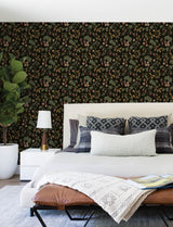 Chesapeake 4199-83718 Mercy Black Berry Vines Wallpaper