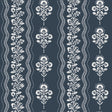Chesapeake 4199-83721 Lenea Navy Floral Stripe Wallpaper
