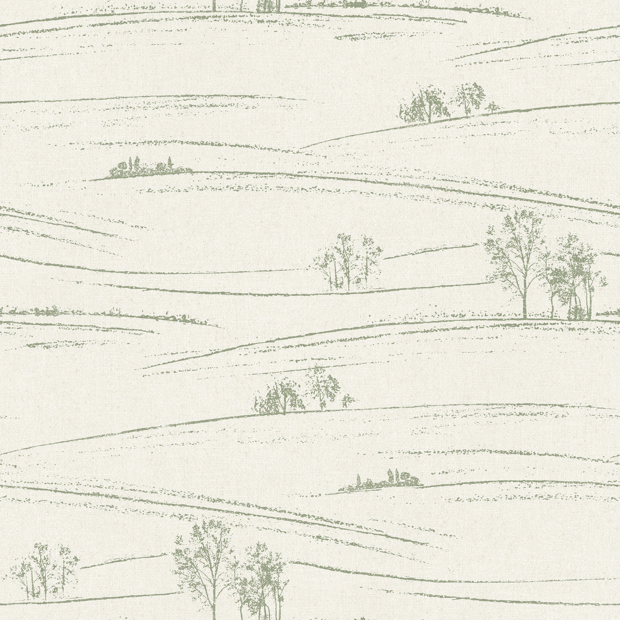 Chesapeake 4199-83727 Isaac Green Rolling Hills Wallpaper