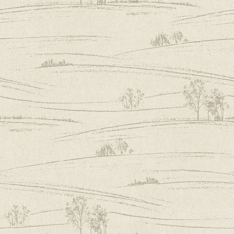 Chesapeake 4199-83729 Isaac Taupe Rolling Hills Wallpaper