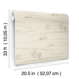 Chesapeake 4199-83729 Isaac Taupe Rolling Hills Wallpaper