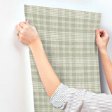 Chesapeake 4199-83732 Perry Green Plaid Wallpaper