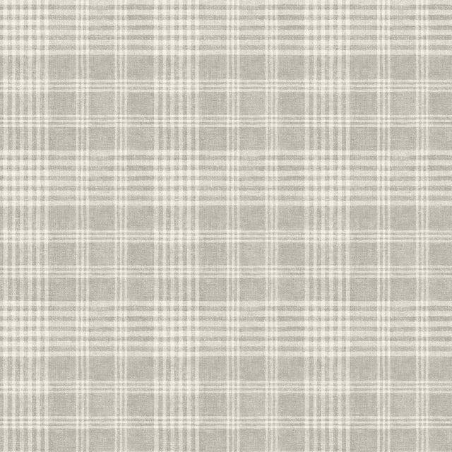 Chesapeake 4199-83733 Perry Grey Plaid Wallpaper