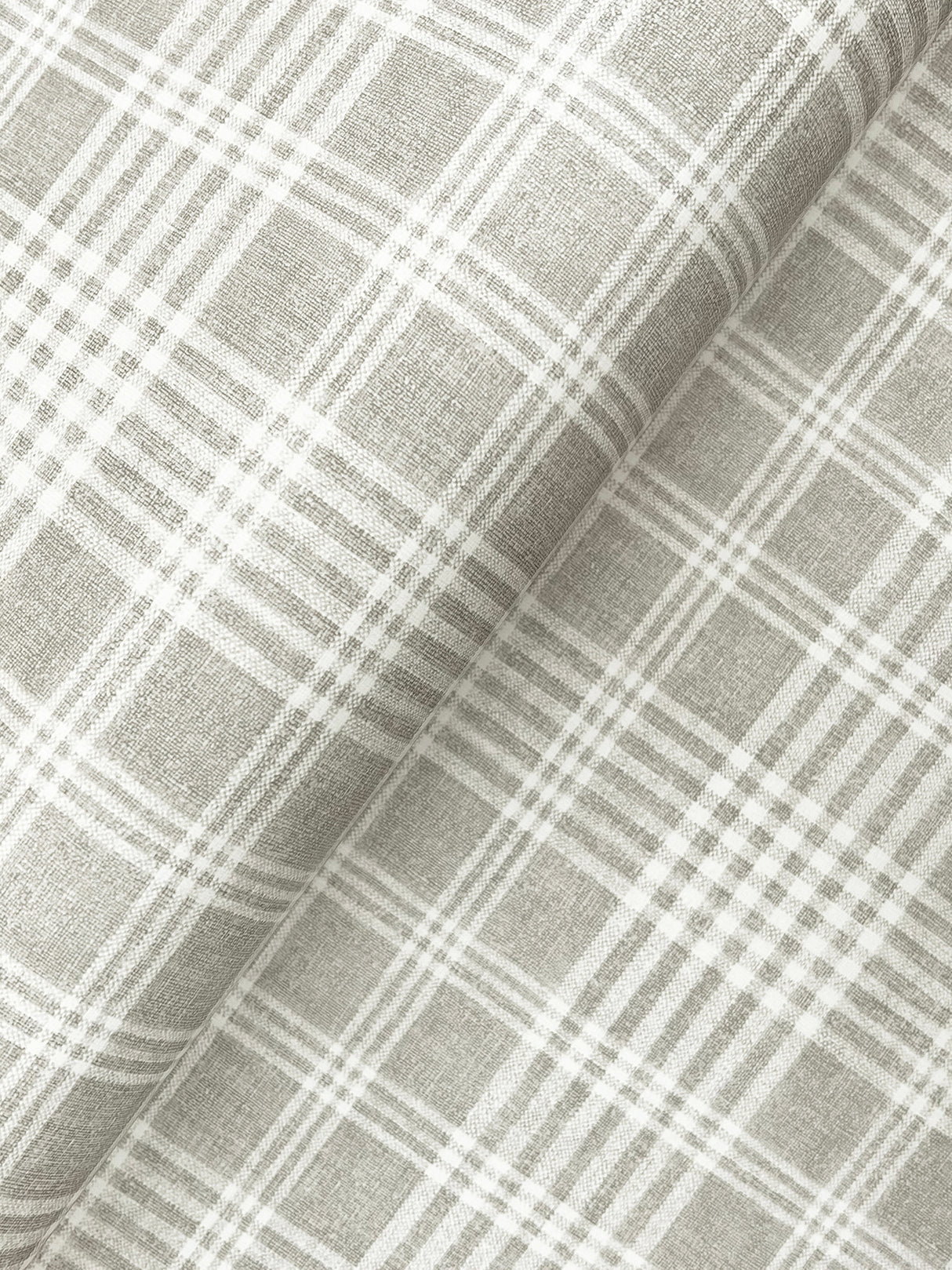 Chesapeake 4199-83733 Perry Grey Plaid Wallpaper