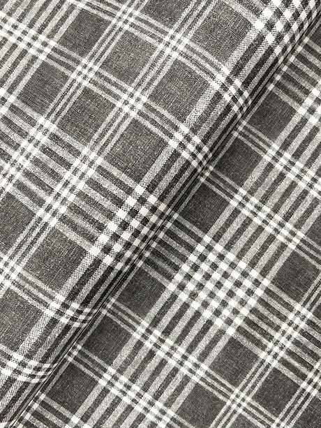Chesapeake 4199-83734 Perry Black Plaid Wallpaper