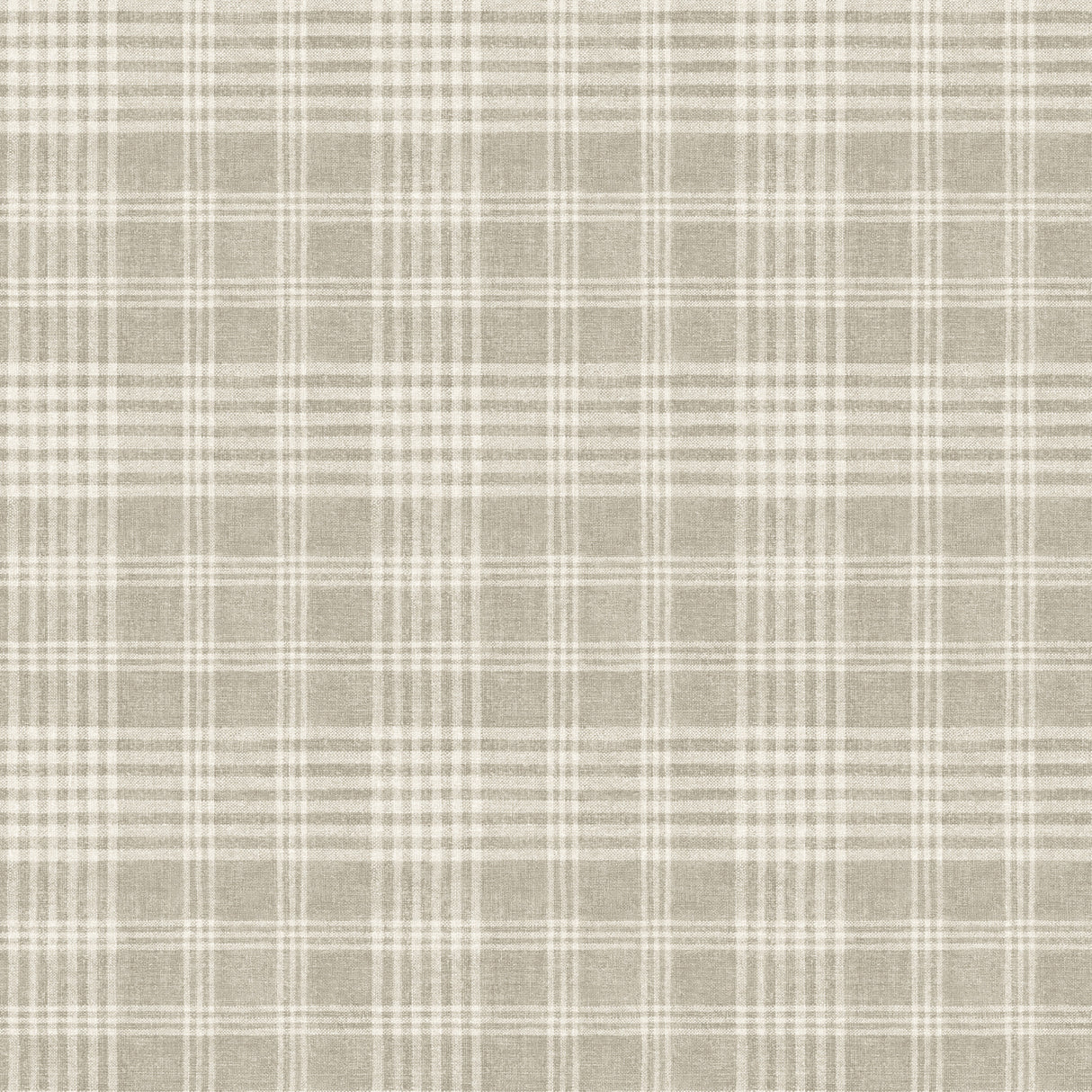 Chesapeake 4199-83735 Perry Taupe Plaid Wallpaper