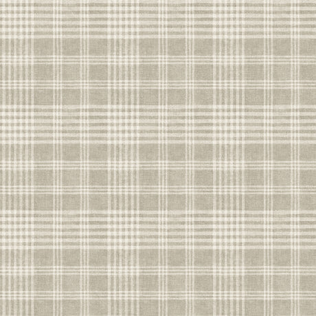 Chesapeake 4199-83735 Perry Taupe Plaid Wallpaper