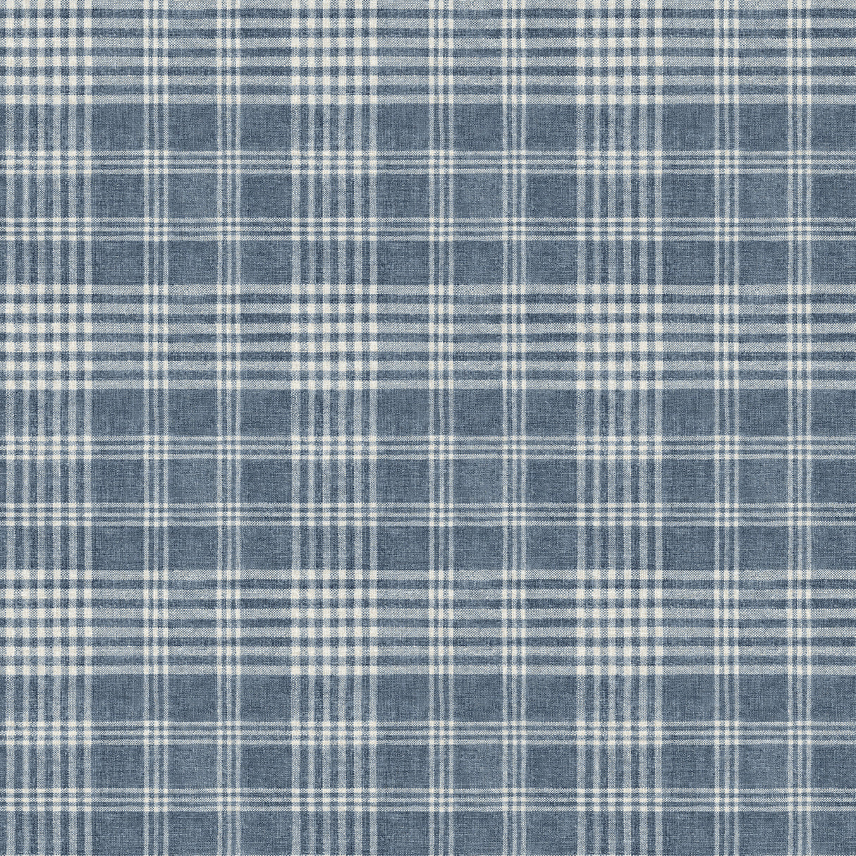 Chesapeake 4199-83736 Perry Dark Blue Plaid Wallpaper