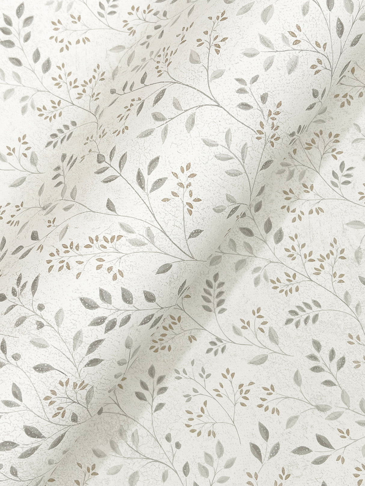 Chesapeake 4199-83739 Galena Grey Botanical Trail Wallpaper