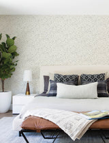 Chesapeake 4199-83739 Galena Grey Botanical Trail Wallpaper