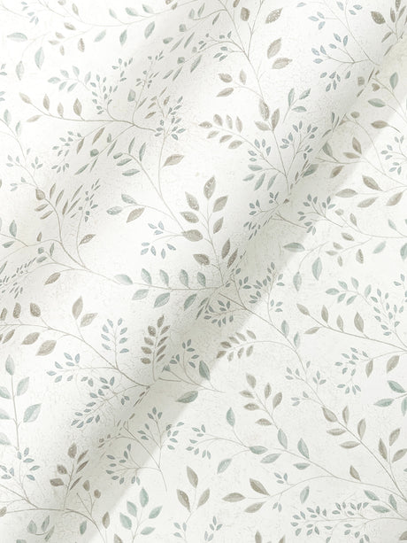 Chesapeake 4199-83740 Galena Aqua Botanical Trail Wallpaper