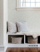 Chesapeake 4199-83740 Galena Aqua Botanical Trail Wallpaper