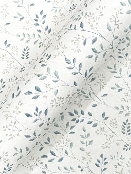 Chesapeake 4199-83742 Galena Blue Botanical Trail Wallpaper