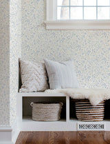 Chesapeake 4199-83742 Galena Blue Botanical Trail Wallpaper