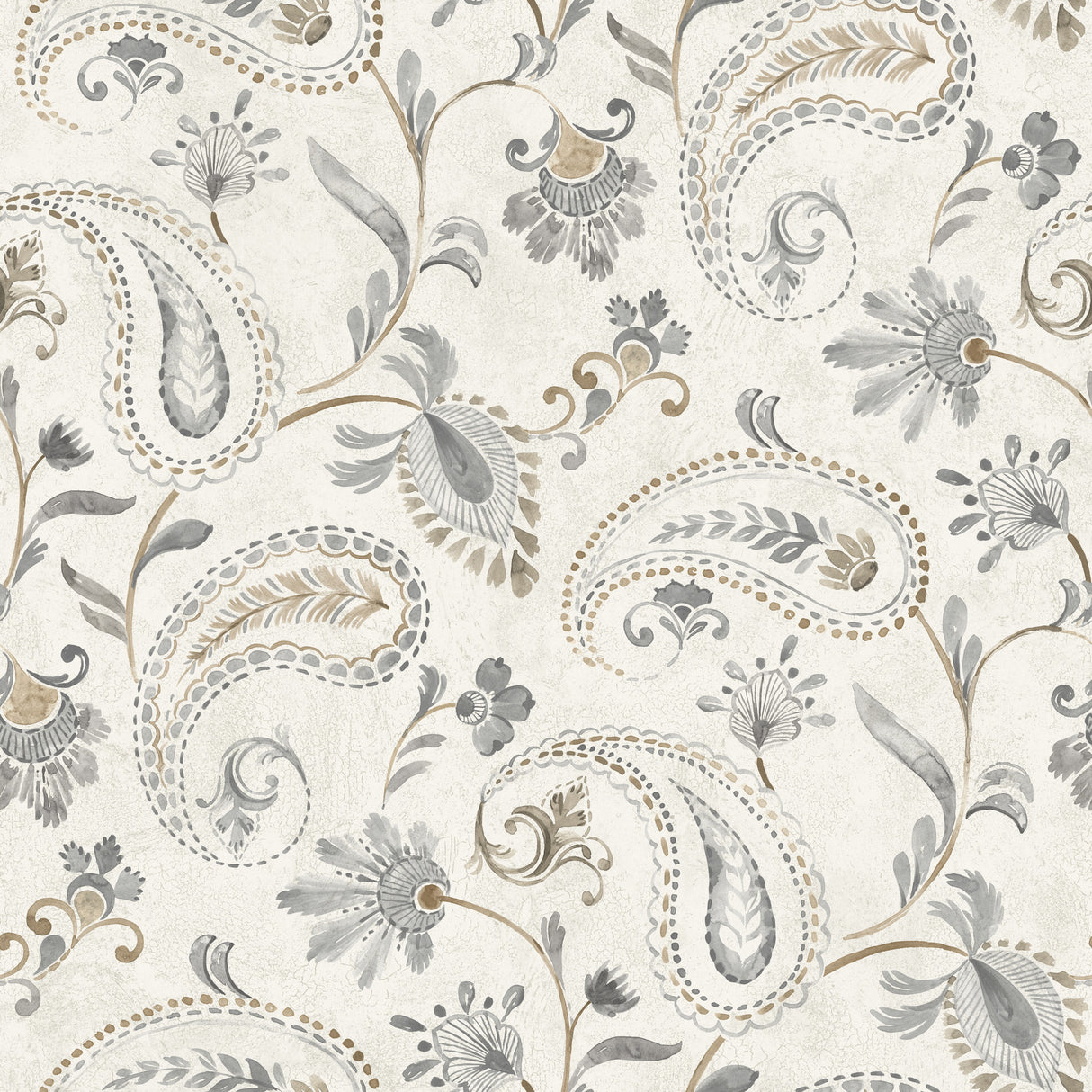 Chesapeake 4199-83745 Darlene Slate Jacobean Wallpaper