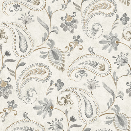 Chesapeake 4199-83745 Darlene Slate Jacobean Wallpaper
