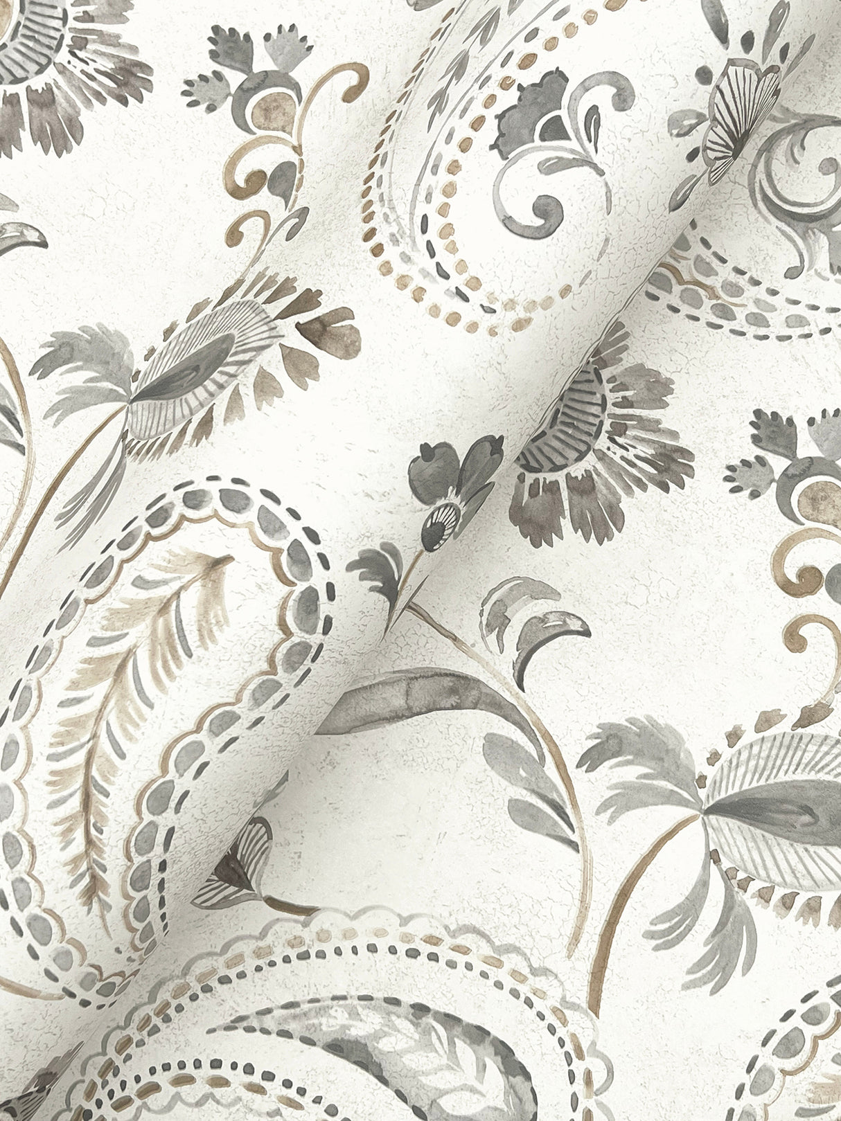 Chesapeake 4199-83745 Darlene Slate Jacobean Wallpaper