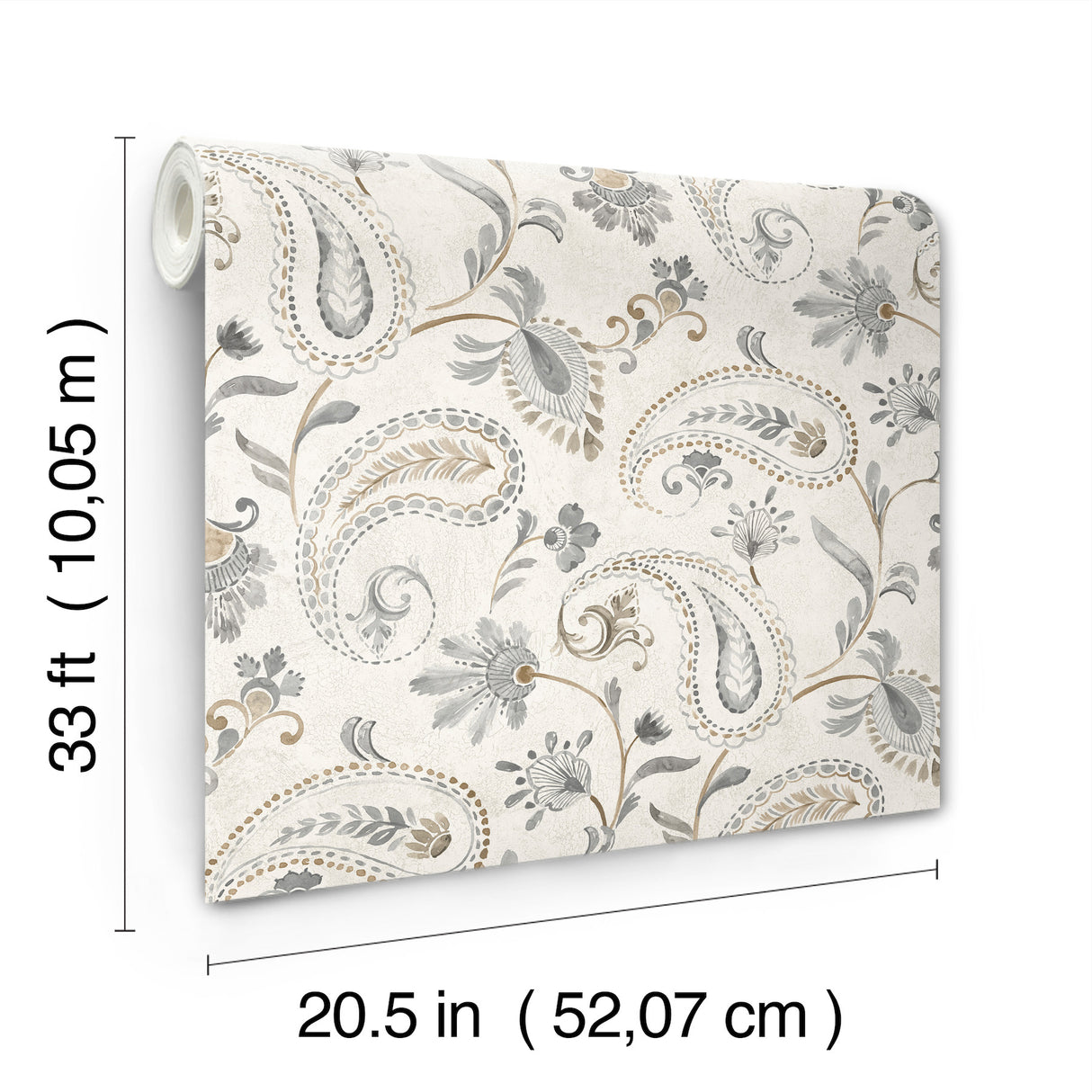 Chesapeake 4199-83745 Darlene Slate Jacobean Wallpaper
