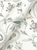 Chesapeake 4199-83746 Darlene Aqua Jacobean Wallpaper