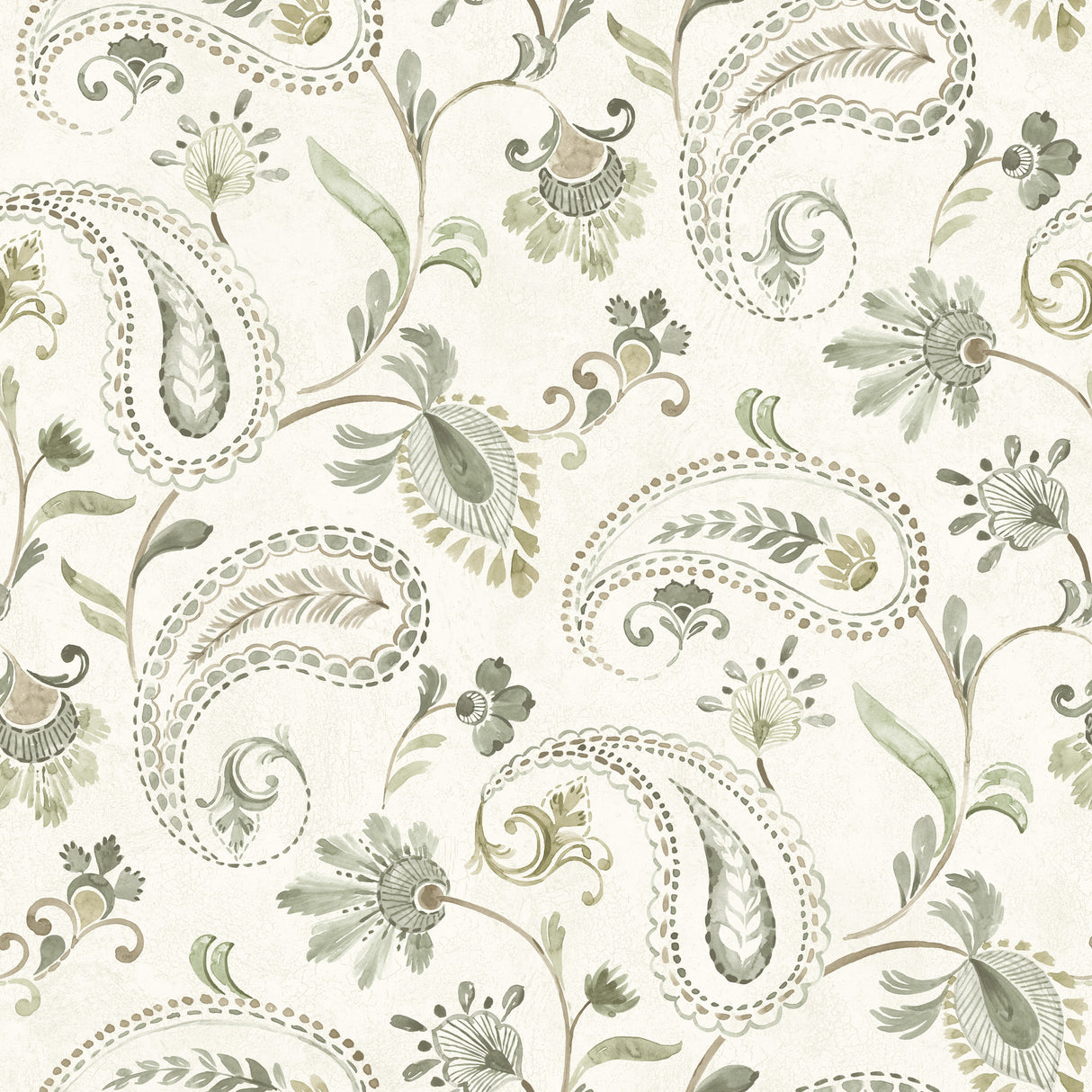 Chesapeake 4199-83747 Darlene Green Jacobean Wallpaper