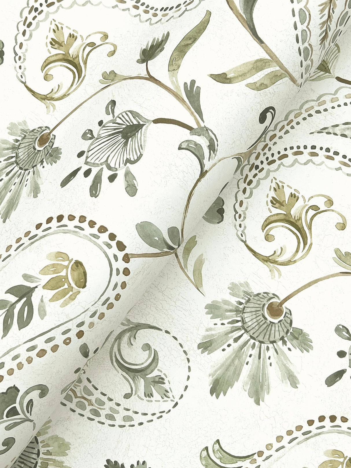 Chesapeake 4199-83747 Darlene Green Jacobean Wallpaper