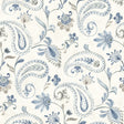 Chesapeake 4199-83748 Darlene Blue Jacobean Wallpaper