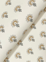 Chesapeake 4199-83754 Hilda Butter Floral Medallion Wallpaper