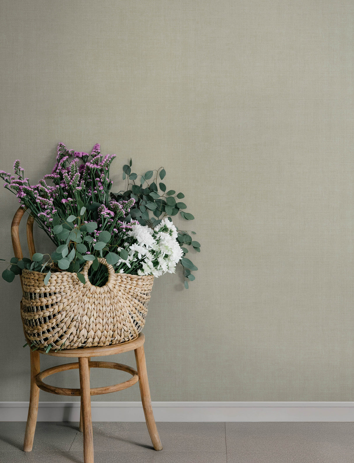 A-Street Prints 4201-16018 Midolin Khaki Texture Wallpaper