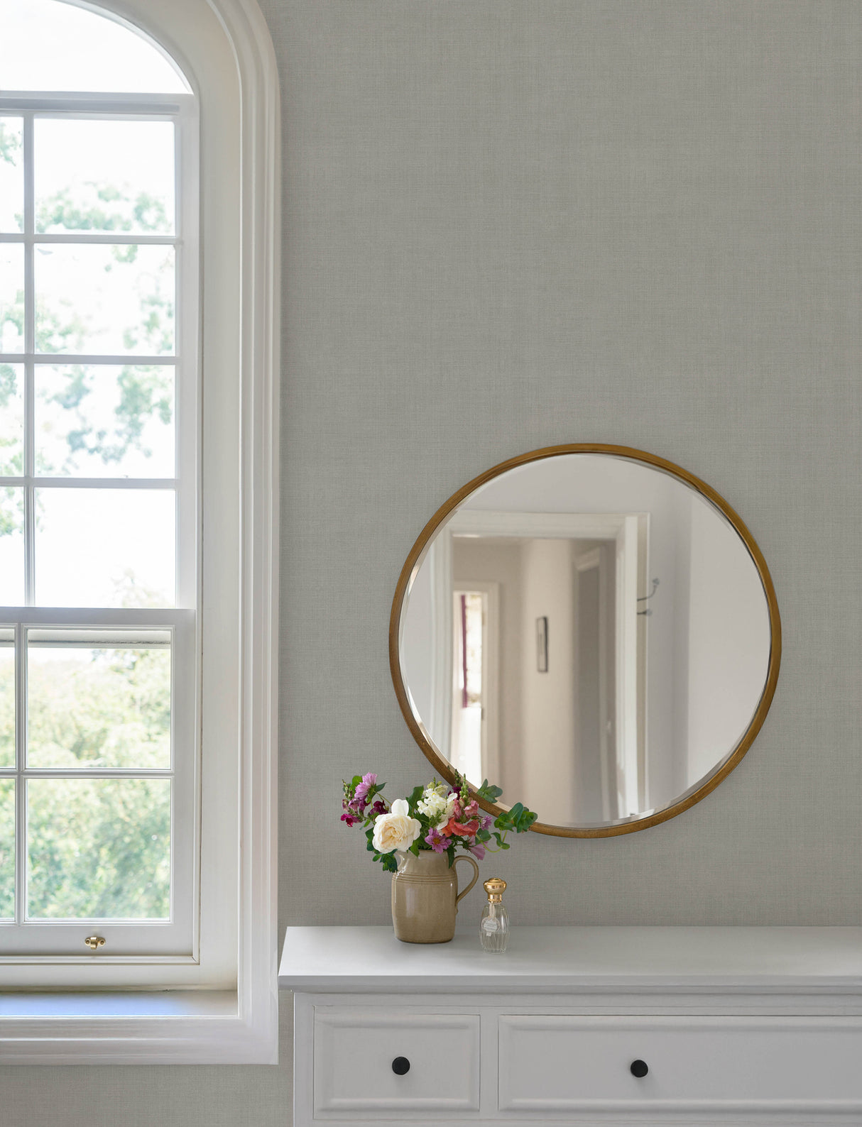 A-Street Prints 4201-16020 Midolin Sterling Texture Wallpape