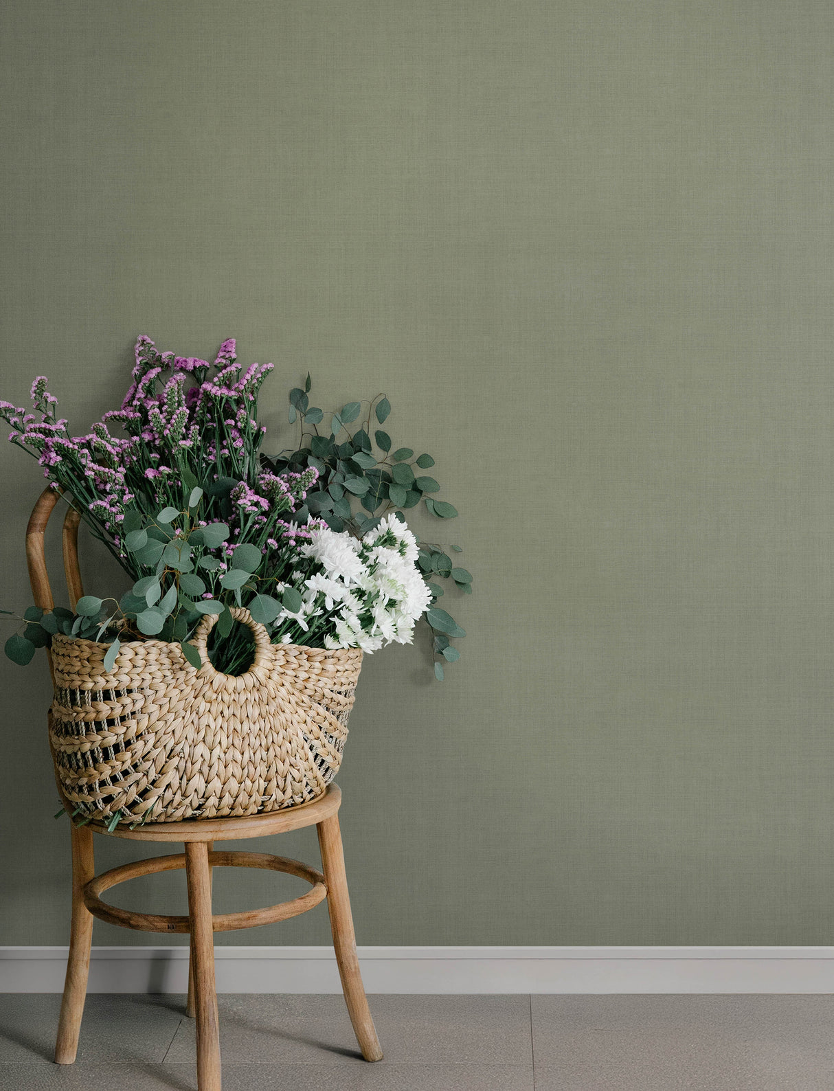 A-Street Prints 4201-16023 Midolin Slate Texture Wallpaper