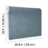 A-Street Prints 4201-16043 Midolin Blue Texture Wallpaper