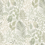 A-Street Prints 4201-20102 Ängslycka Green Forest Botanicals