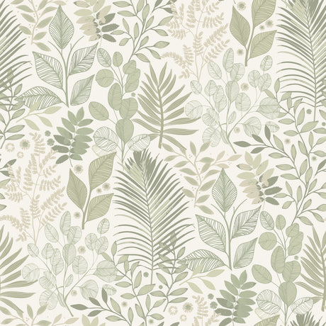 A-Street Prints 4201-20102 Ängslycka Green Forest Botanicals