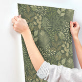 A-Street Prints 4201-20103 Ängslycka Dark Green Forest Botan