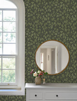 A-Street Prints 4201-20108 Hängbjörk Evergreen Vine Wallpape