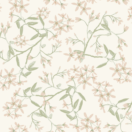 A-Street Prints 4201-20111 Paradis Blush Bouquet Toss Wallpa