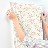 A-Street Prints 4201-20111 Paradis Blush Bouquet Toss Wallpa