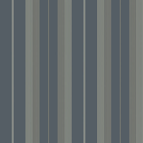 A-Street Prints 4201-20120 Herrgård Navy Stripe Wallpaper