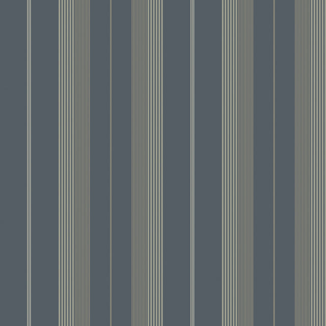 A-Street Prints 4201-20120 Herrgård Navy Stripe Wallpaper