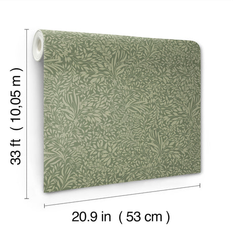 A-Street Prints 4201-20129 Kristina Evergreen Botanical Wall
