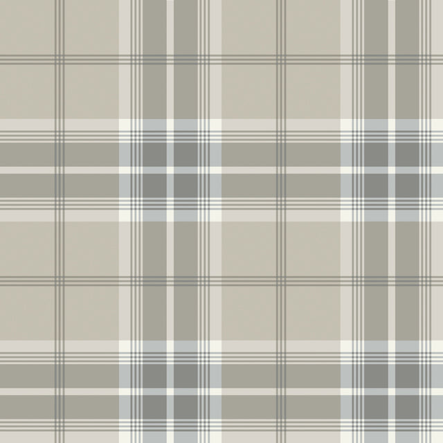 A-Street Prints 4201-20130 Emma Grey Plaid Wallpaper