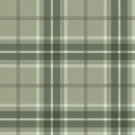 A-Street Prints 4201-20131 Emma Evergreen Plaid Wallpaper