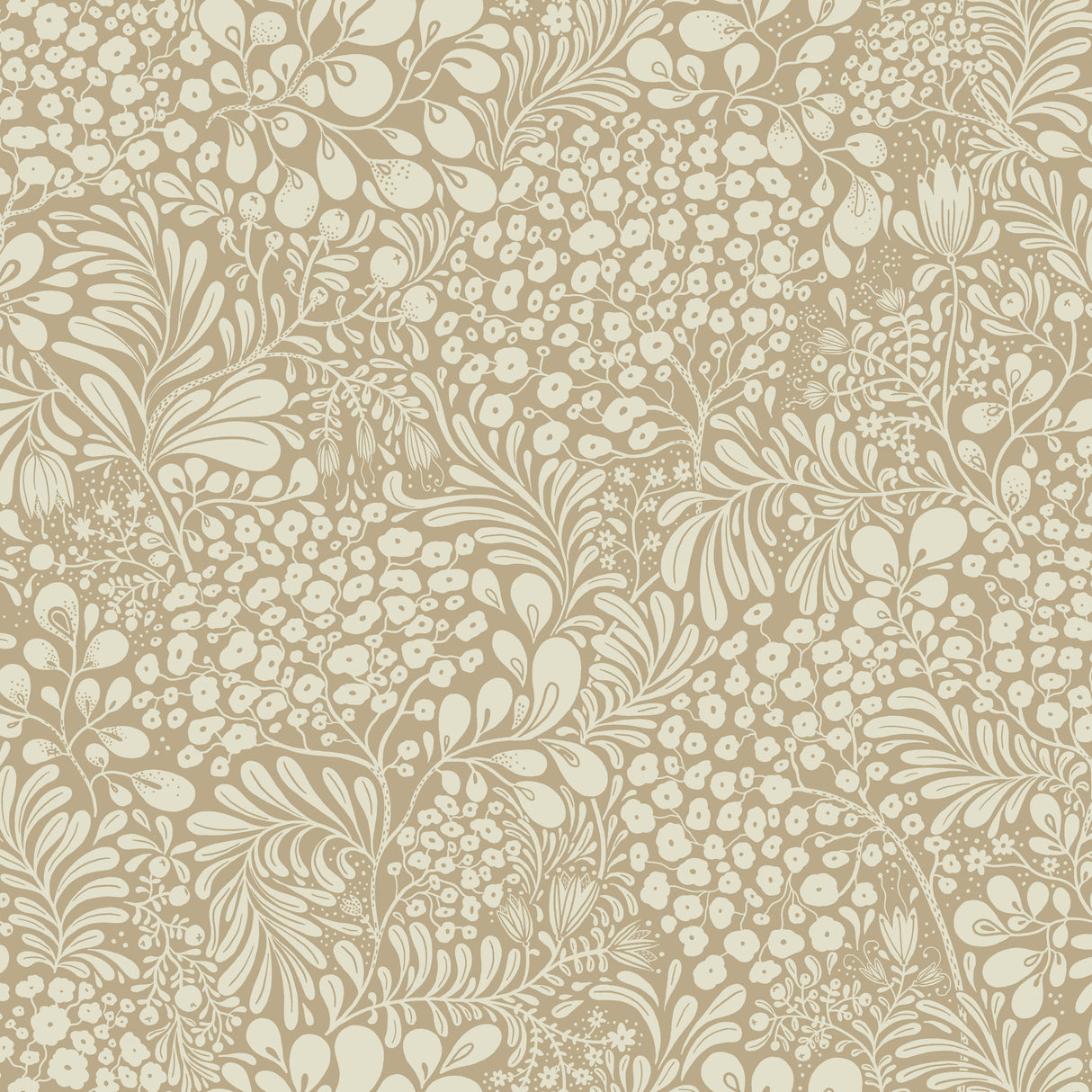 A-Street Prints 4201-48002 Siv Chestnut Botanical Wallpaper
