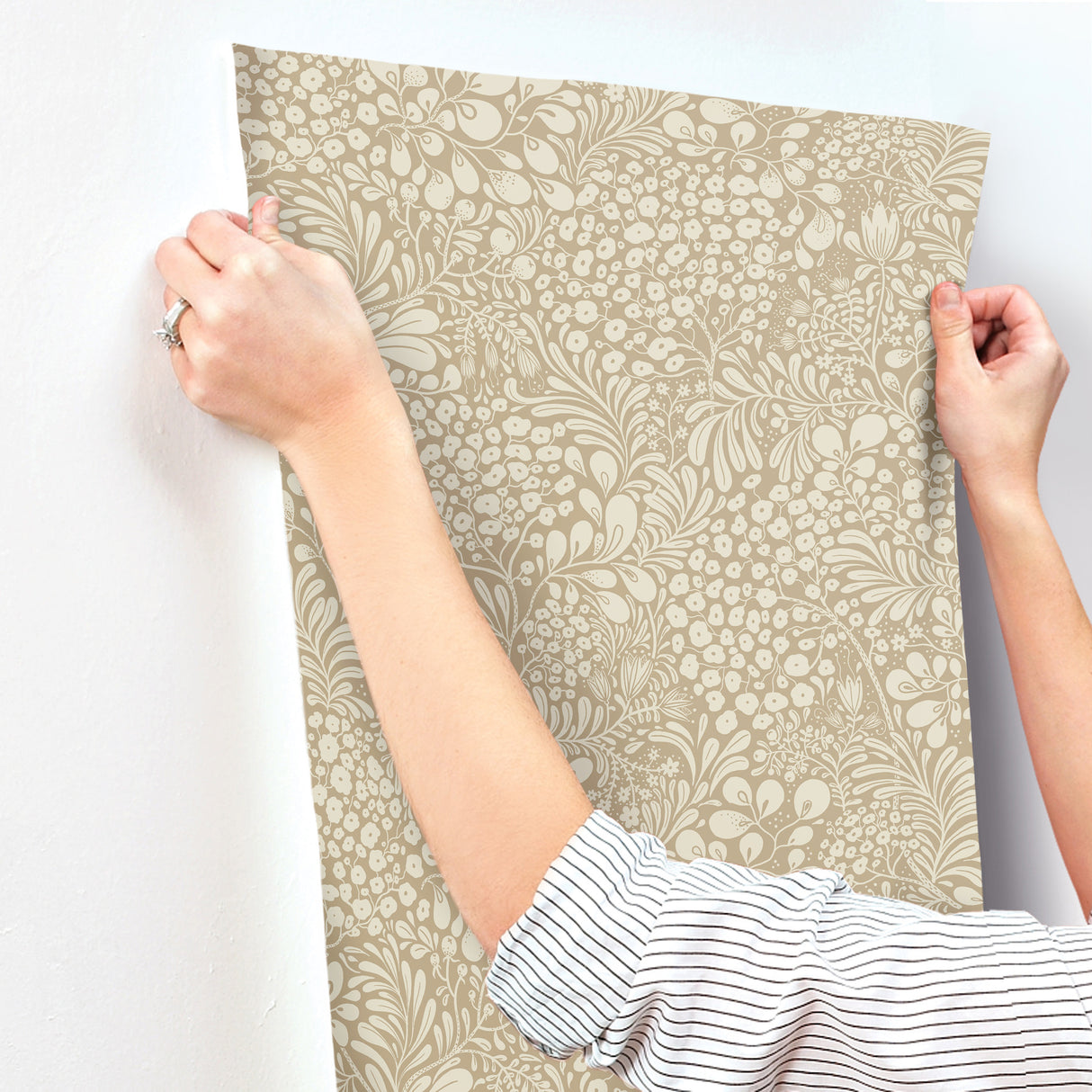 A-Street Prints 4201-48002 Siv Chestnut Botanical Wallpaper