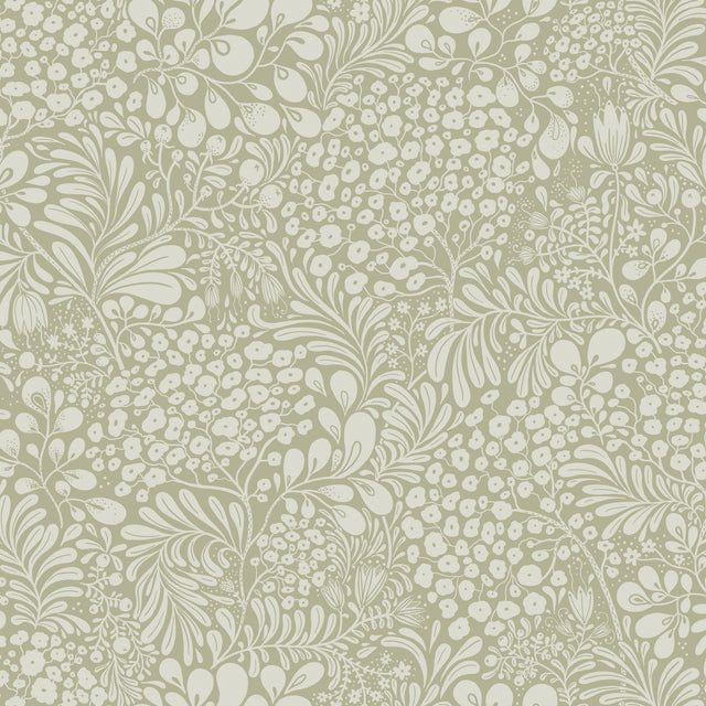 A-Street Prints 4201-48003 Siv Sage Botanical Wallpaper