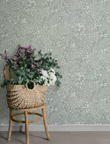 A-Street Prints 4201-48004 Siv Slate Botanical Wallpaper